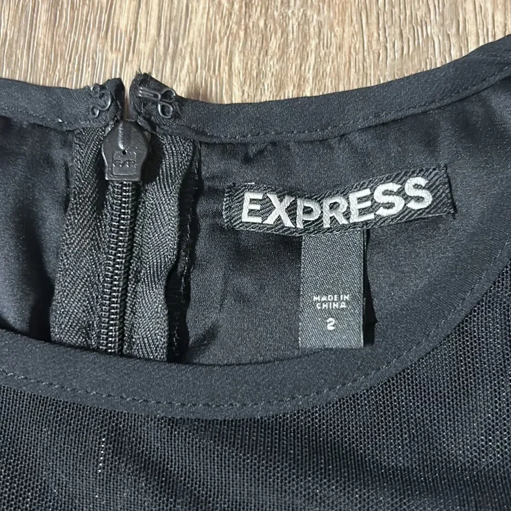 EXPRESS Black Dress - Picture 2 of 8